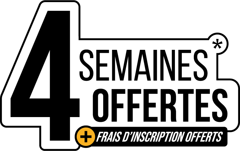 4 semaines offertes sans engagement